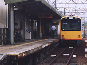 三岐北勢線の電車